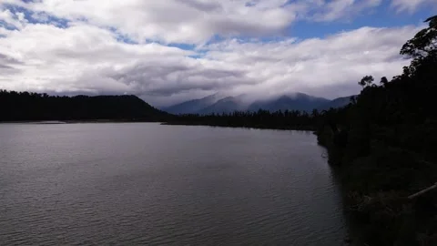 Cloudy Lake Video stock 248565465