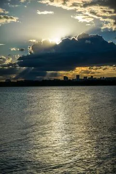 Cloudy Lake Stock Photos