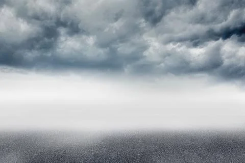 Cloudy landscape background Stock Illustration