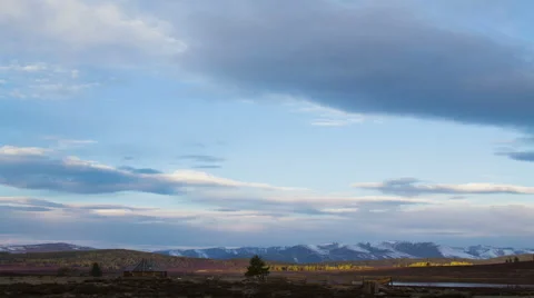 Cloudy Landscape Stock Footage 50869619