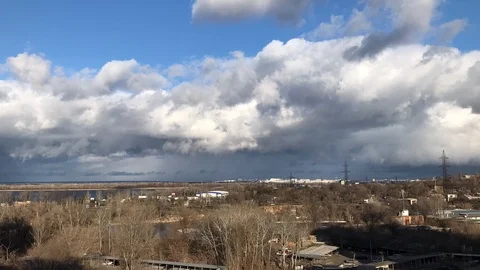 Cloudy landscape Vídeos de archivo 127318798