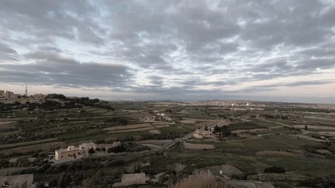 Cloudy landscape 库存影片 127513165