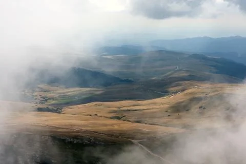 Cloudy landscape Stock Photos