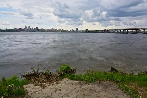 Cloudy landscape Stock Photos