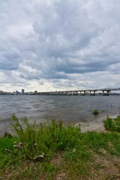 Cloudy landscape Stock Photos