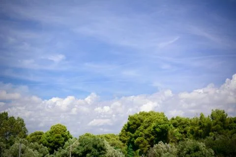 A cloudy landscape Stock Photos