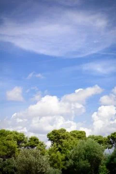 A cloudy landscape Stock Photos