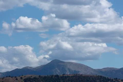 Cloudy landscape Stock Photos