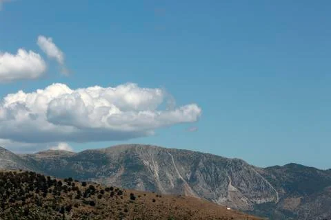 Cloudy landscape Stock Photos
