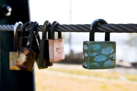 Cloudy Lock Foto stock