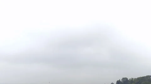 Cloudy lower city of Bergamo. Video stock 54661425