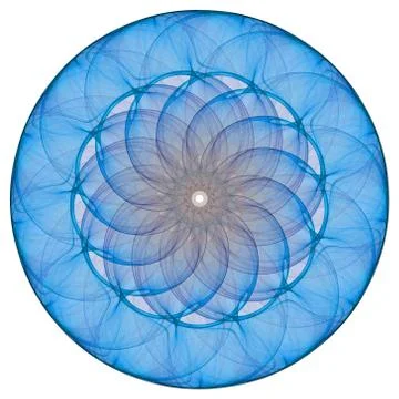 Cloudy Mandala Illustrazione stock