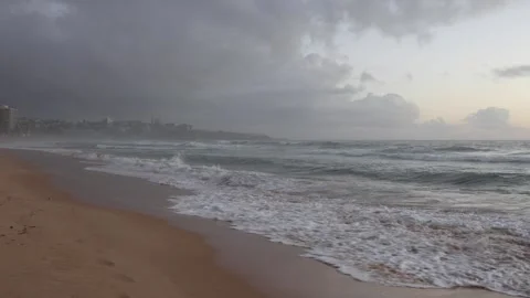 Cloudy Manly Stock Footage 304193172