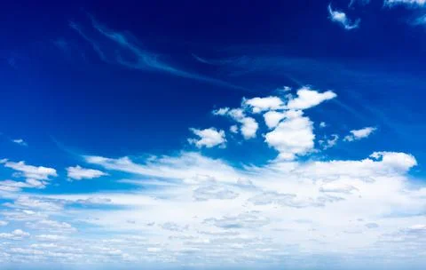 Cloudy Mid Day Sky Replacement Stock-Fotos