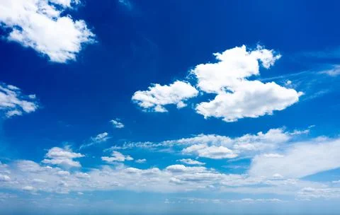 Cloudy Mid Day Sky Replacement Stock Photos