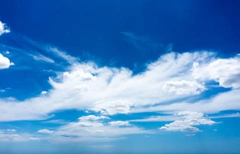 Cloudy Mid Day Sky Replacement Stock-Fotos