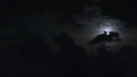 Cloudy Moon-6 Stock Footage 157016376