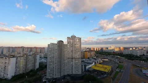 Cloudy morning timelapse 4k Stock Footage 135721975