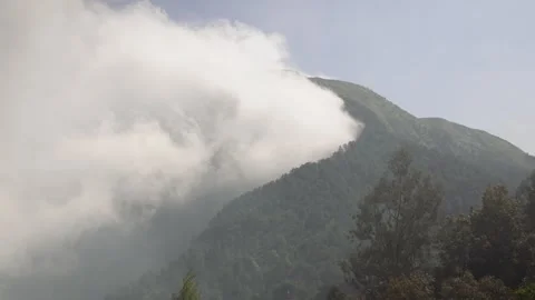 Cloudy Mount Stock Footage 291797859