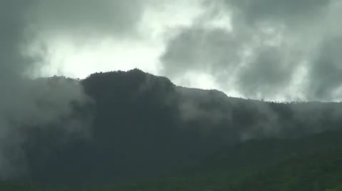 Cloudy Mountain Stock Footage 11709287