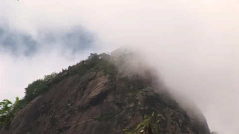 Cloudy mountain Stock Footage 314850644