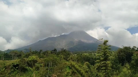 Cloudy mountain Stock Footage 341827947