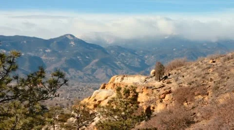 Cloudy Mountain I Stock Footage 18362837
