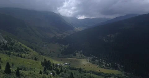 Cloudy mountain Prokletije in Montenegro Stock Footage 171224156
