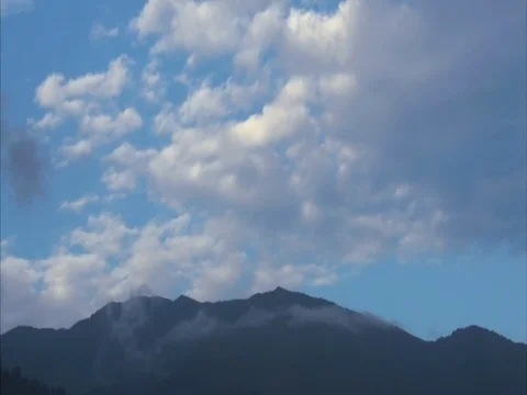 Cloudy Mountain Time lapse Stock Footage 101127424