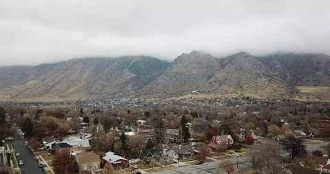 Cloudy Mountains Stock Footage 123451288