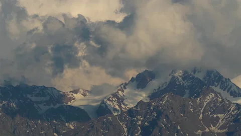 Cloudy in the mountains Stock Footage 201248651