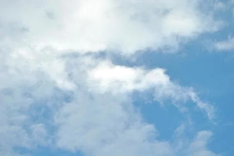 Cloudy nice sky at midday with sun bright Stock Photos