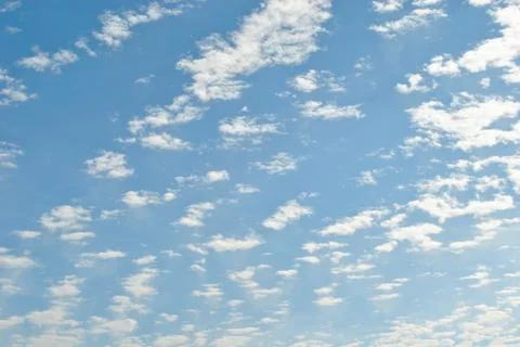 Cloudy nice sky at midday with sun bright Stock Photos
