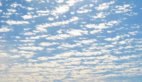 Cloudy nice sky at midday with sun bright Stock Photos