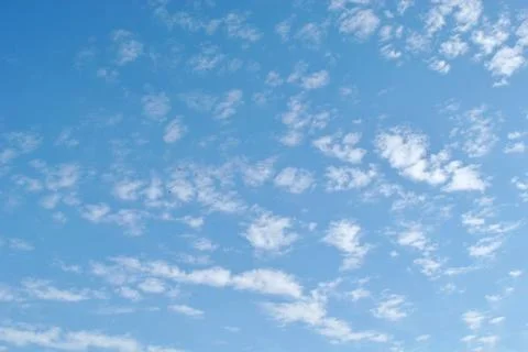 Cloudy nice sky at midday with sun bright Stock Photos