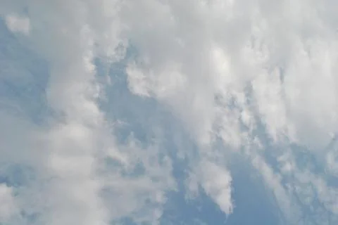Cloudy nice sky at midday with sun bright Foto stock