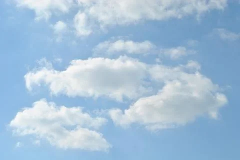 Cloudy nice sky at midday with sun bright Stock Photos
