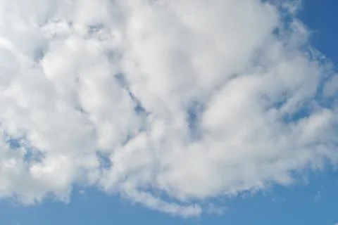 Cloudy nice sky at midday with sun bright Stock Photos