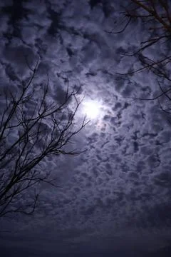 Cloudy Night Foto stock