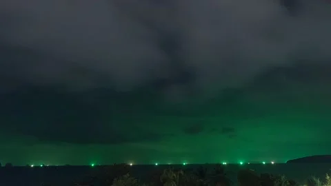 Cloudy night timelapse Stock Footage 194433807
