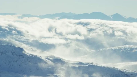 Cloudy in Norway Stock Footage 81400262