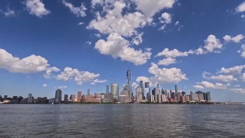 Cloudy NYC Time Lapse- New York, NY USA- 2025/05/17 動画素材 309705147