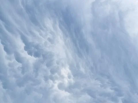 Cloudy Overcast Scene. Heavy Cloud Sky. Gloomy Heavy Sky Stock Photos