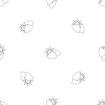 Cloudy pattern seamless vector Stock Illustration