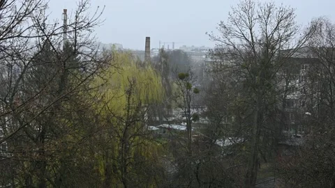 Cloudy rainy weather Stock Footage 181473027