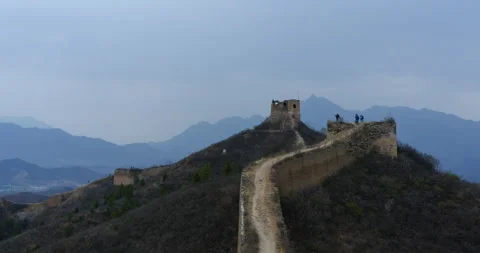 Cloudy scene, the Great Wall (Time-lapse) 動画素材 132471320