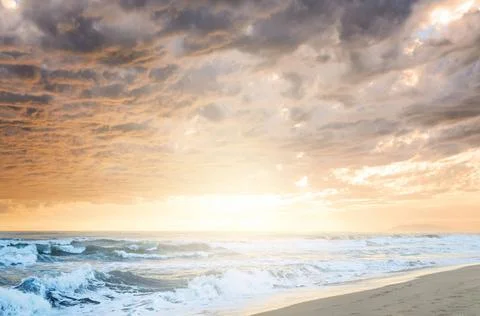 Cloudy sea sunset Dramatic cloudy sunset at seaside Copyright: xZoonar.com... Stock-Fotos