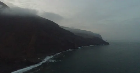 Cloudy Shore of Mexico Beach Vídeos de archivo 164574693