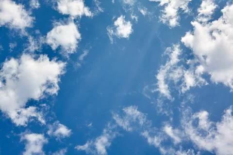 Cloudy Skies background texture Stock Photos