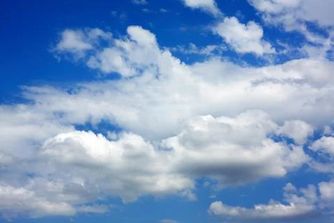 Cloudy Skies background texture Stock Photos